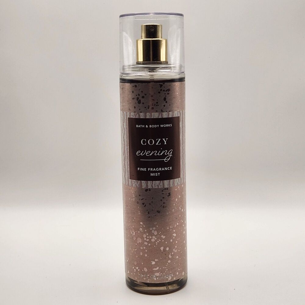Bath & Body Works Cozy Evening Fine Fragrance Body Mist Spray 8 Fl Oz